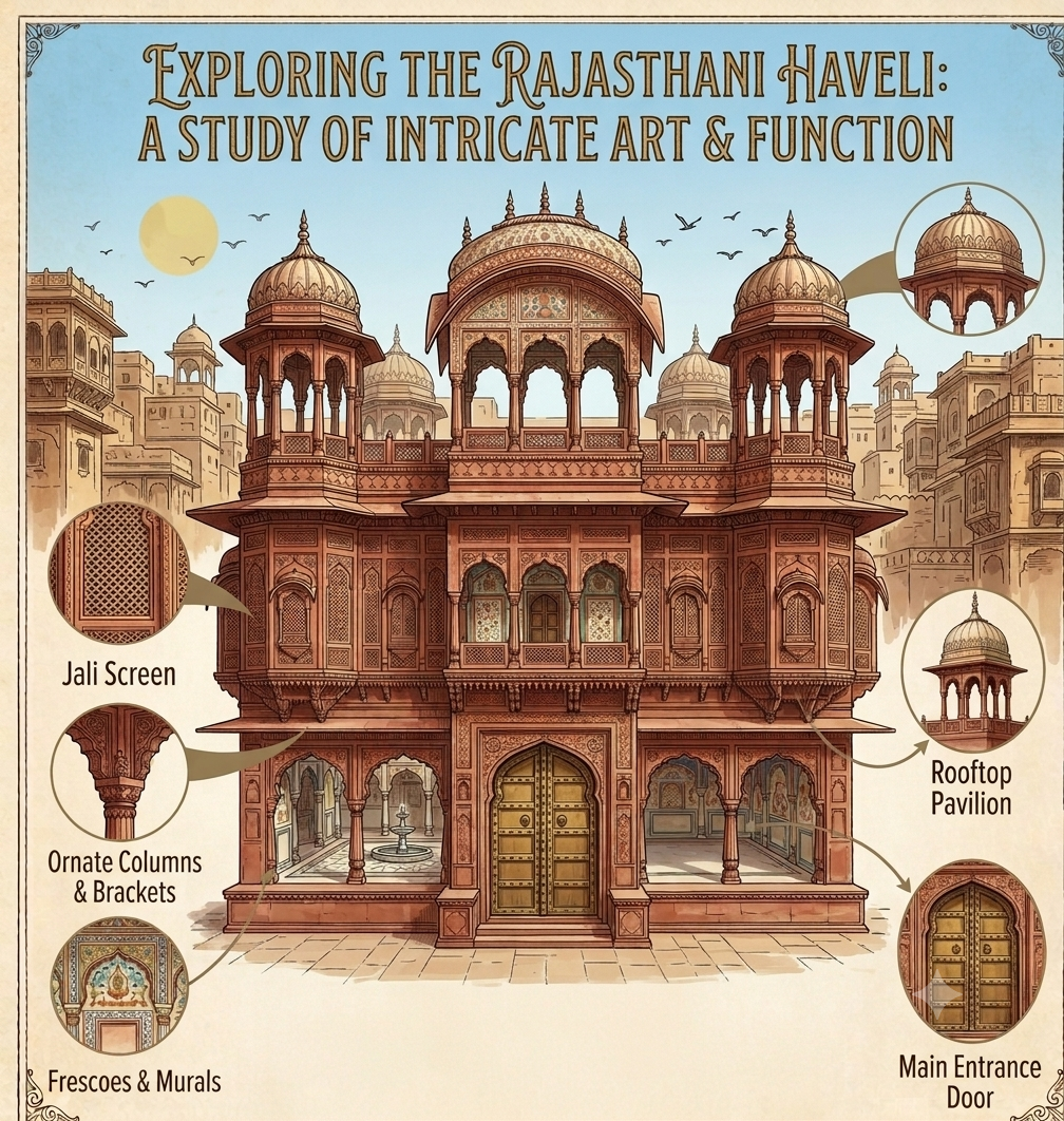 Exploring The Captivating Rajasthani Haveli - A Study of Intricate Art