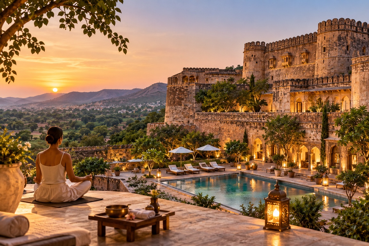 A Heritage Fort Near Jaipur, Reimagined As A Luxury Wellness Retreat